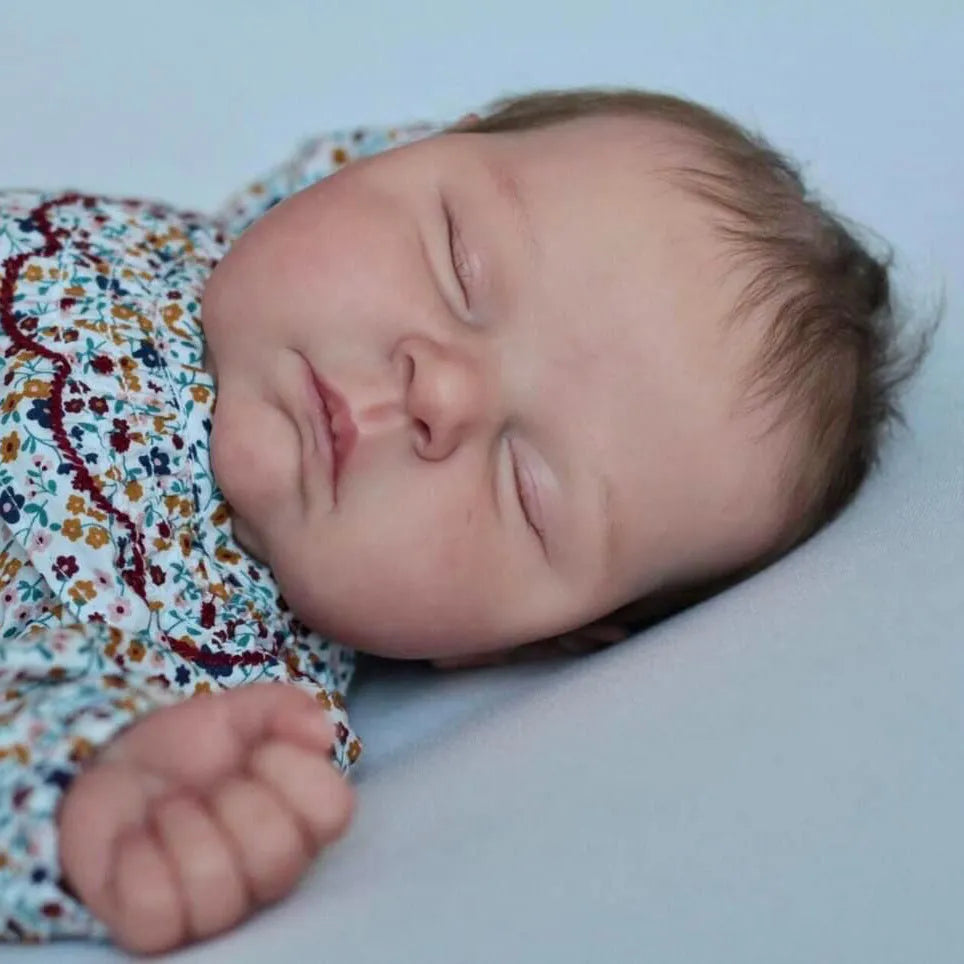 NPK simulation baby reborn doll in vinyl, 50cm height, colour as shown in the figure, for children aged 4-6