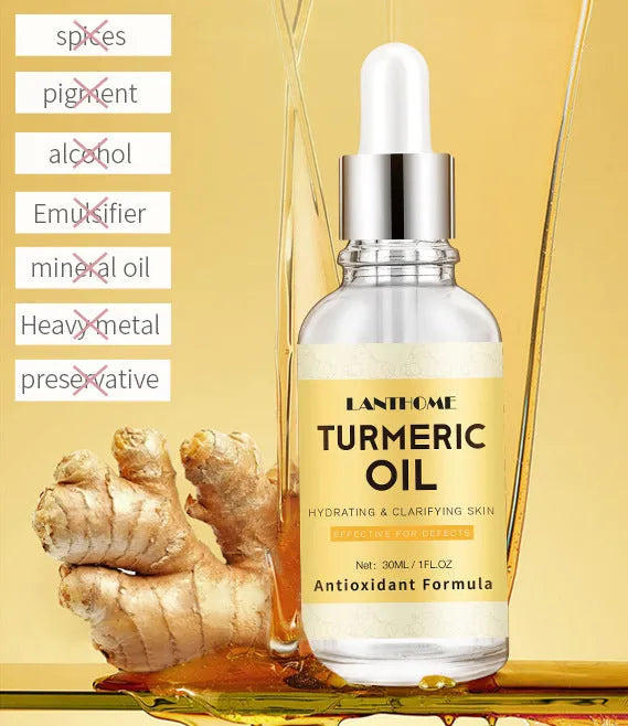 Facial cleansing turmeric cleanser set with 50g milk, 30ml butter and 30ml essence for moisturising skin
