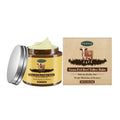 A 114g jar of cow fat skin care moisturising cream with tallow, honey and olive oil.