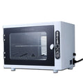 Silver mini UV sterilizer unit with stainless steel interior chamber for tool disinfection