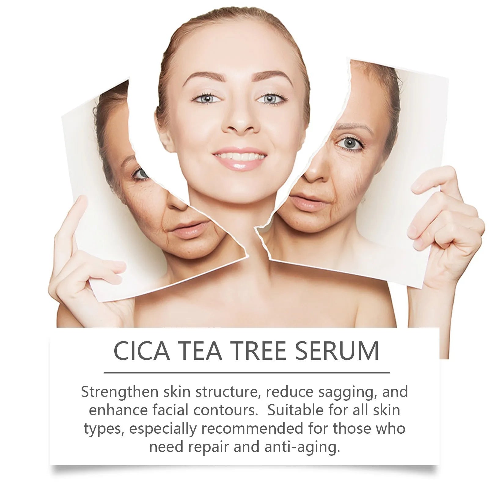 30ml Centella asiatica firming care solution bottle for hydration and skin elasticity