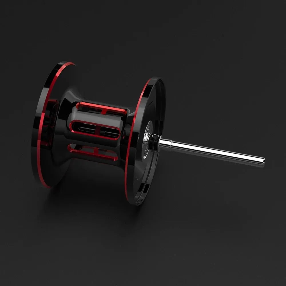 Drip wheel fishing reel with left or right hand wheel option for lure fishing