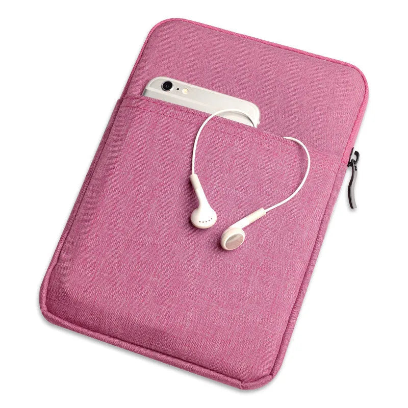 Waterproof plush tablet case for Apple iPad 7 inch 9.7 inch 10.2 inch 10.5 inch 11 inch in grey