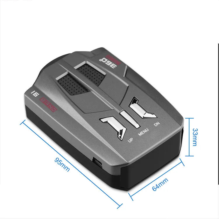 Radar speedometer with digital tube LED display and USB interface