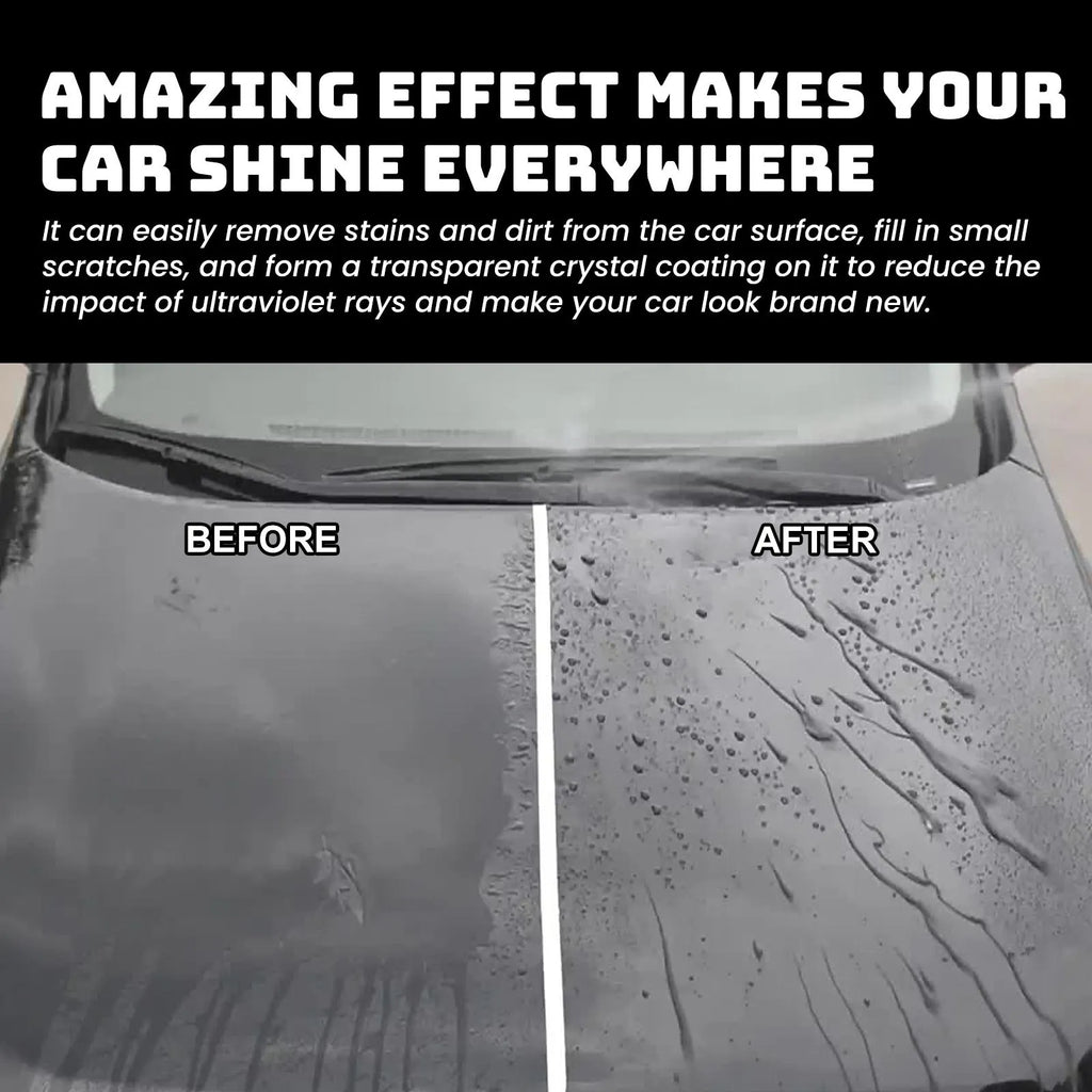 Car coating wax block and sponge applicator for automotive paint cleaning