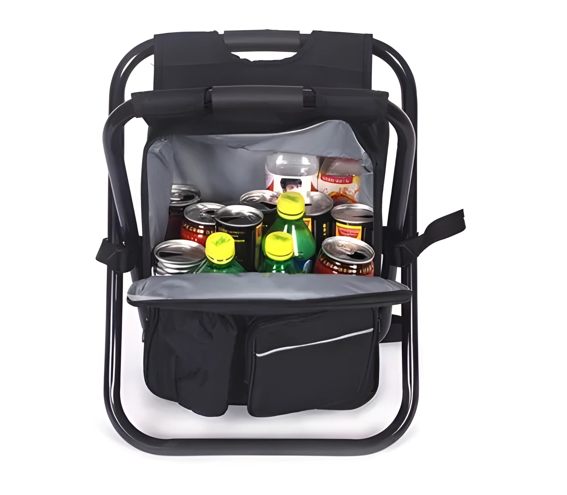 Foldable fishing chair backpack storage bag set in Oxford material, 36x29x41cm, four colour options