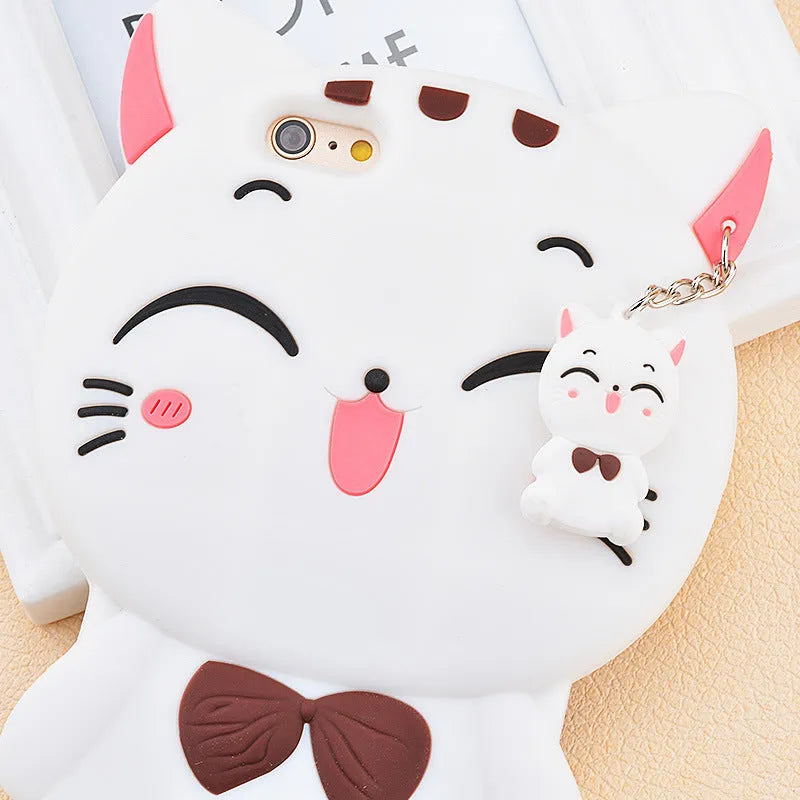 Soft silicone phone case with edge-proof design for iPhone and Samsung models.