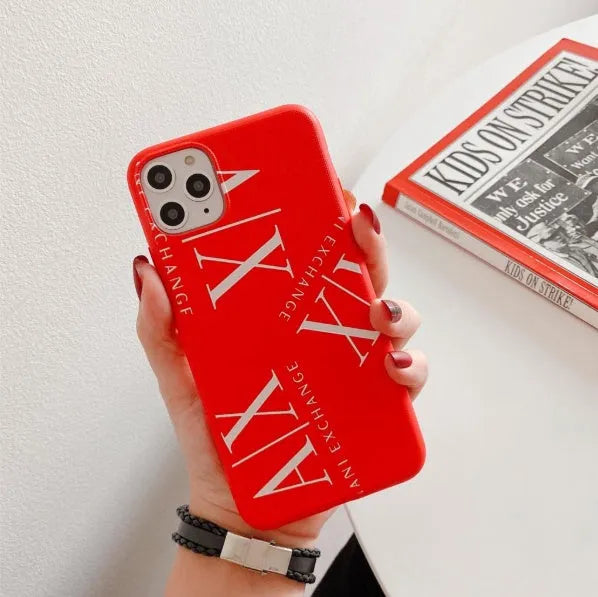 Black, white, and red silicone phone cases for Apple iPhone 11, X, and 7/8 series models