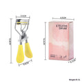 A4 carbon steel eyelash curler with comb attachment in selected colour