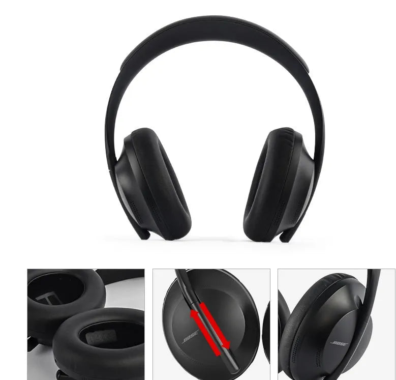 Wireless noise reduction Bluetooth headset in Black, Silver, or White Gold with 20 hour battery and fast charge