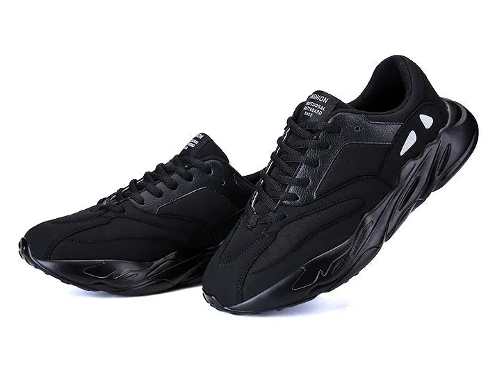 PELIAM low-top trainers in black or grey, sizes 39-44, foot length 245-270mm