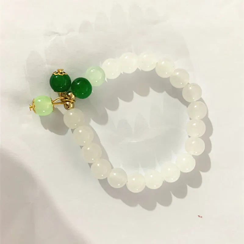 Tian Shan Cui Yu S175 electroplated alloy bracelet with special-interest design for women