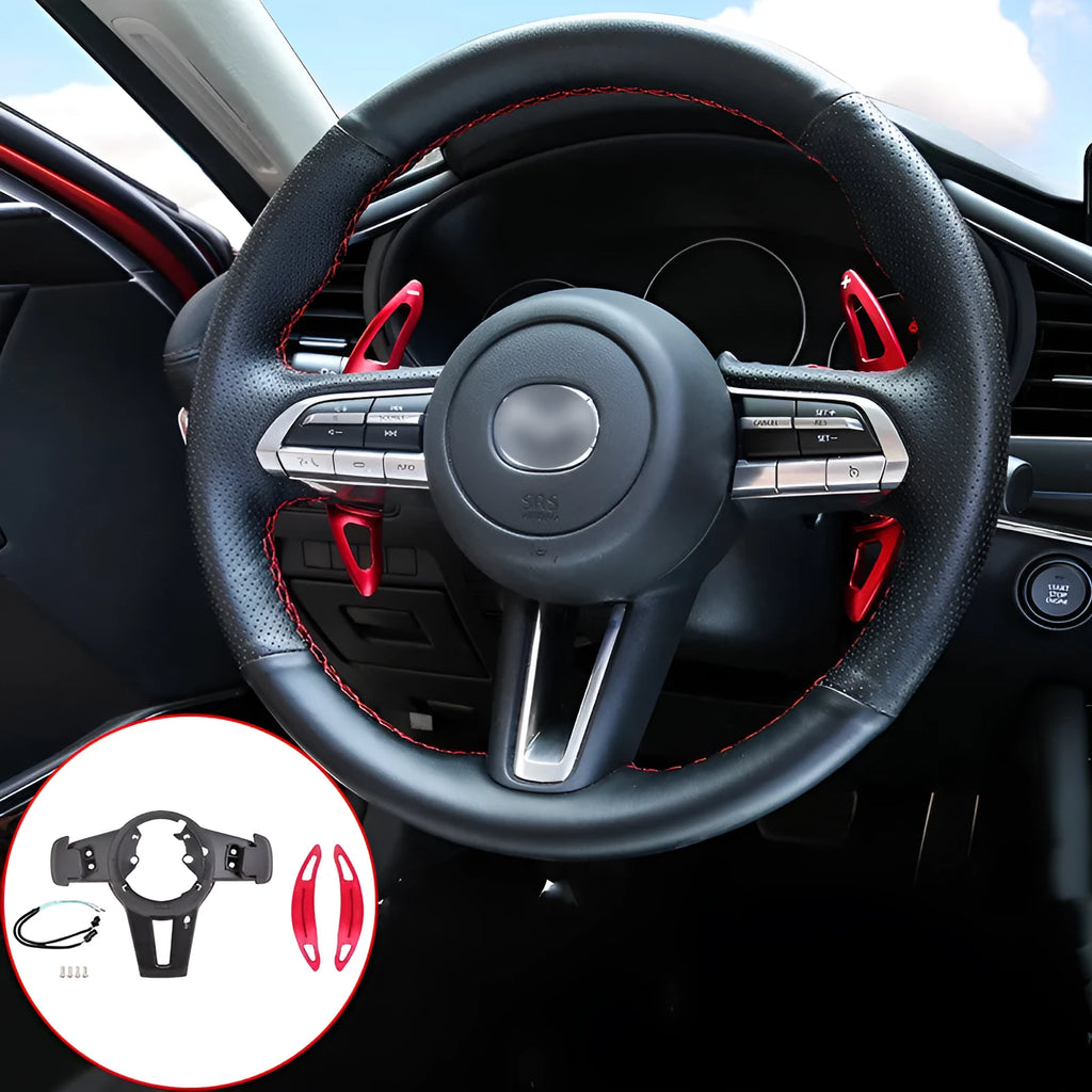 Angkesaila CX-30 gear paddle assembly set with red paddle shift and shift assembly for brushless machines