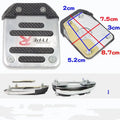 Metal motorcycle brake pedal skid plate with universal fit for scooters and bikes