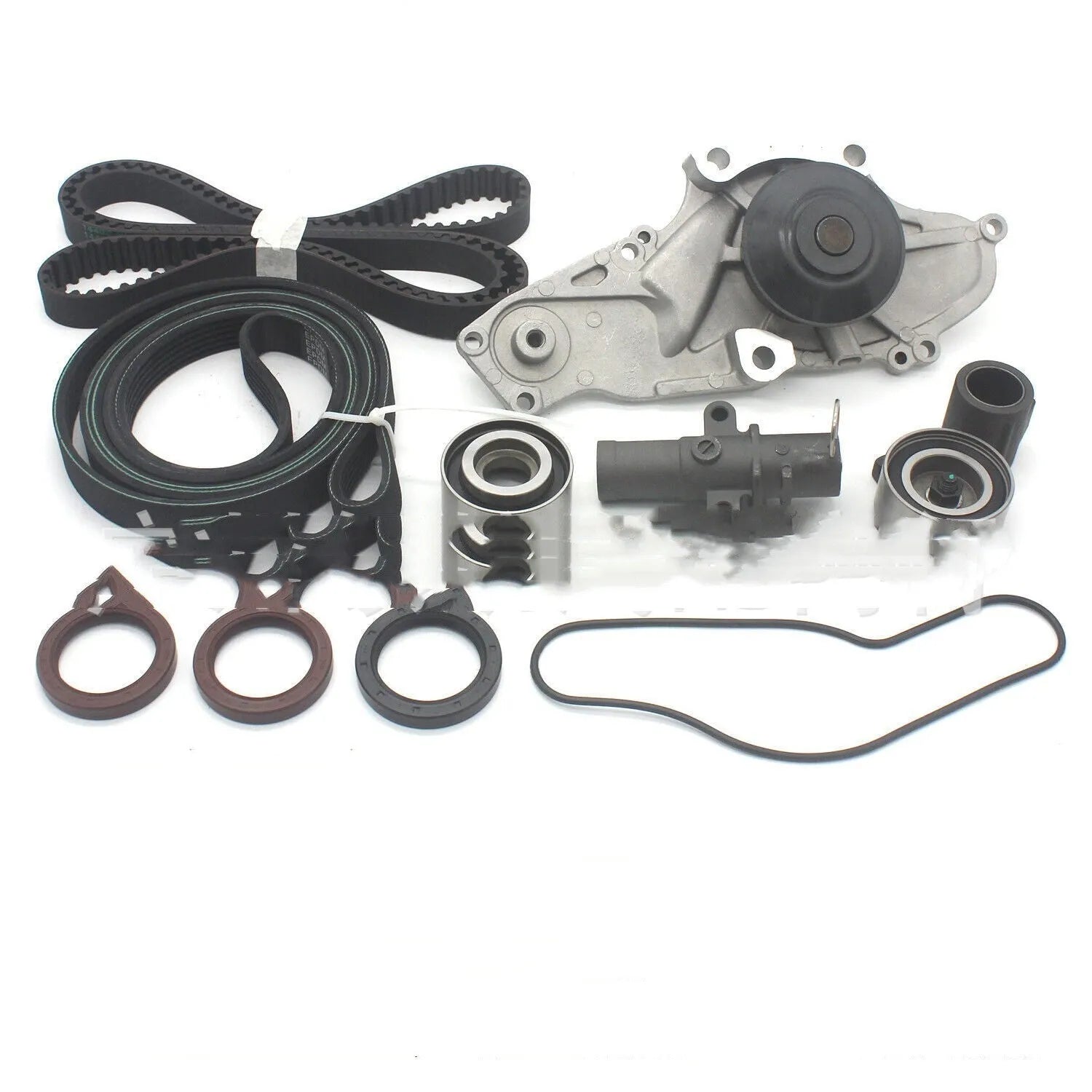 Metal belt and water pump assembly component measuring 28x18x16 cm