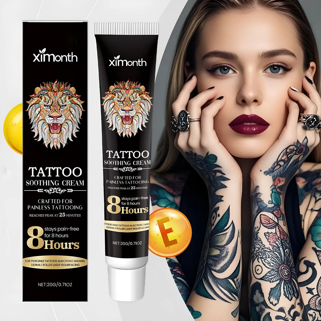 20g tube of Tattoo Soothing Neck Cream for post-tattoo neck care