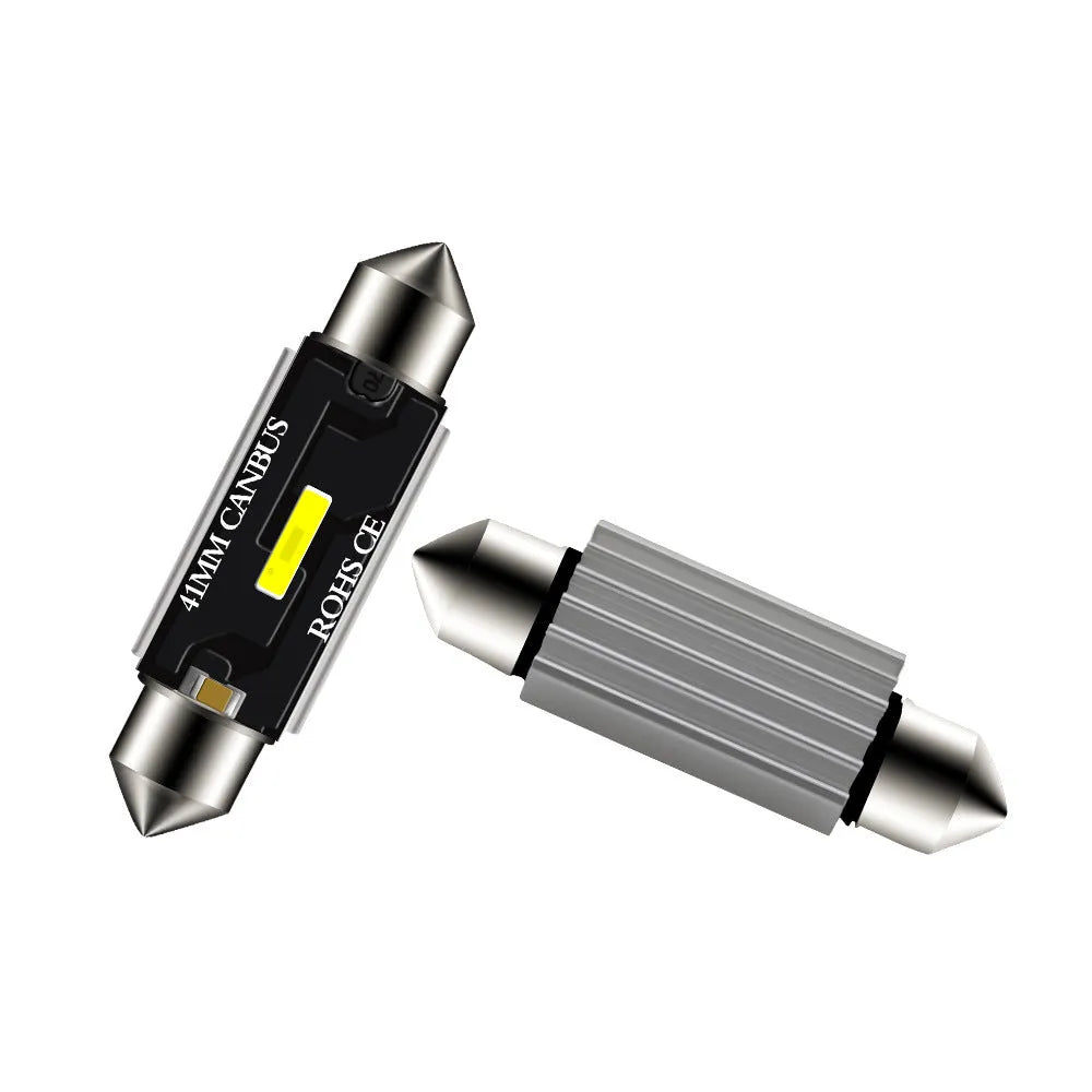 12V 12-LED car reading light white 3W universal interior dome light 31-41mm