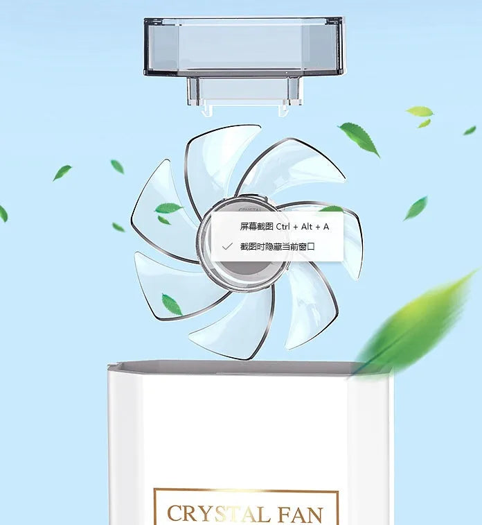 Pink portable USB rechargeable perfume fan for personal fragrance application