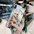Samsung Galaxy mobile phone case with a built-in flip-out kickstand and strap slot on the back.