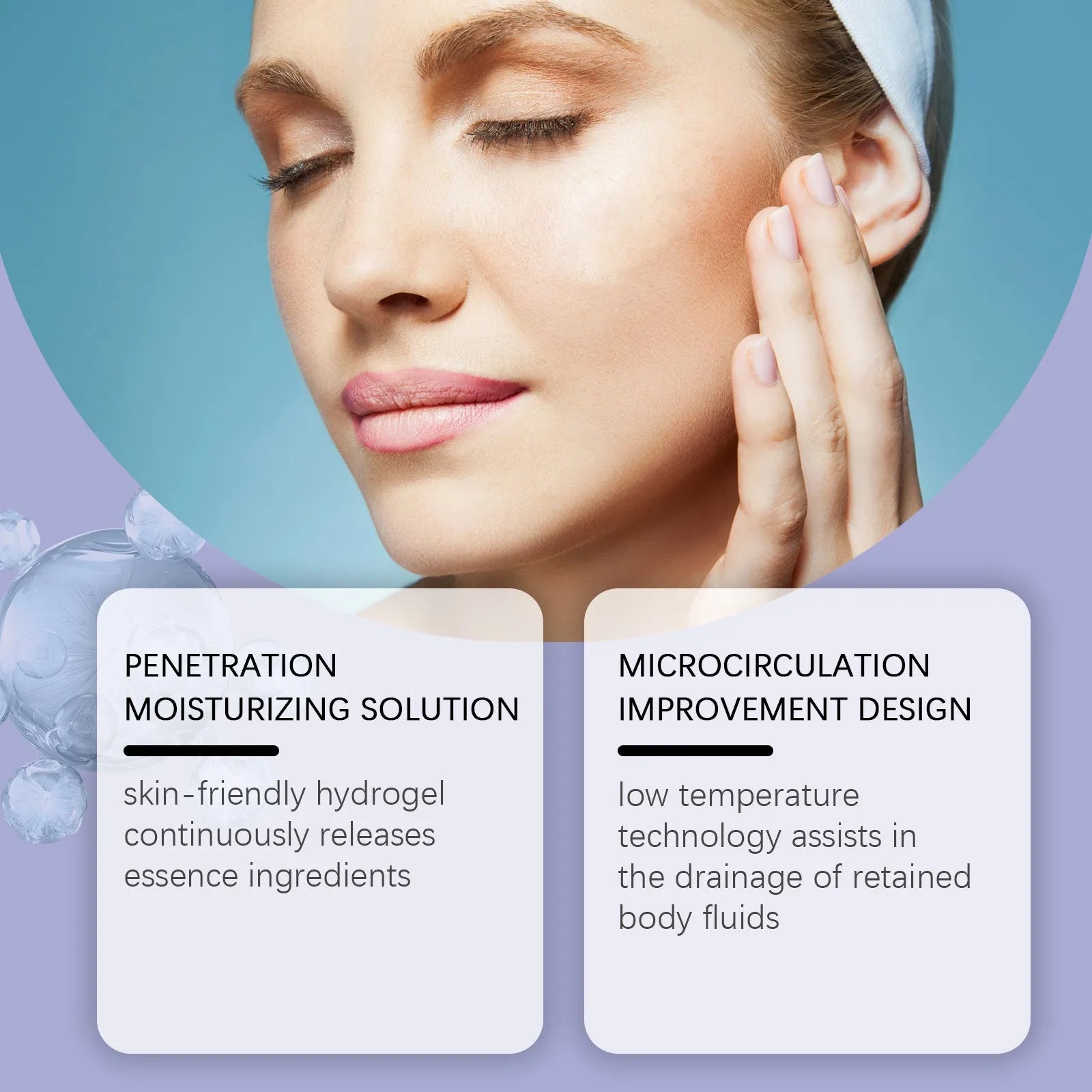 Pack of 12 collagen and hyaluronic acid moisturising eye masks for under-eye care.