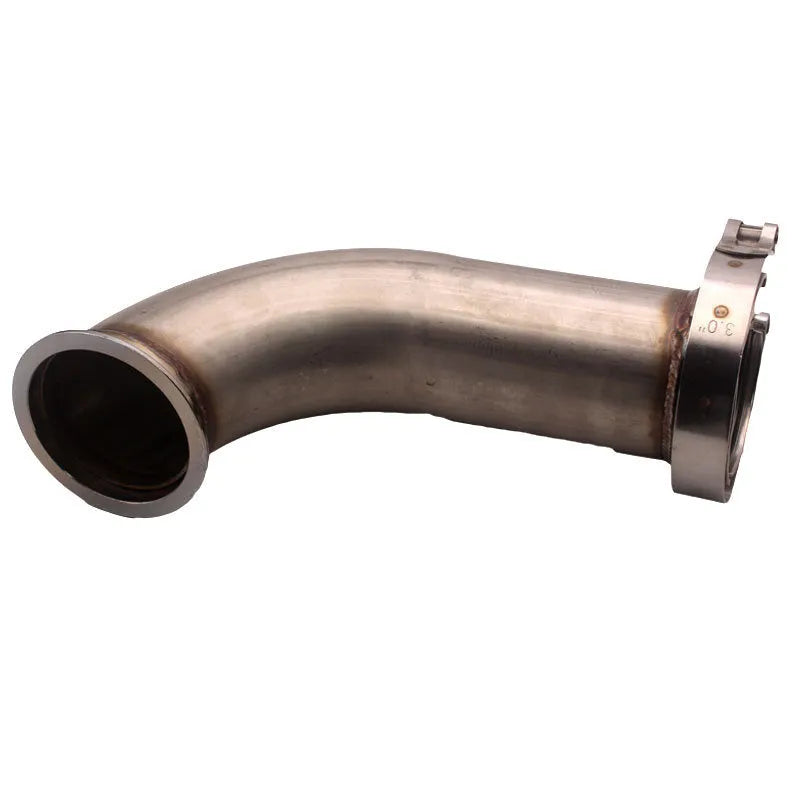 Stainless steel V-clamp pipe foot downpipe component for plumbing