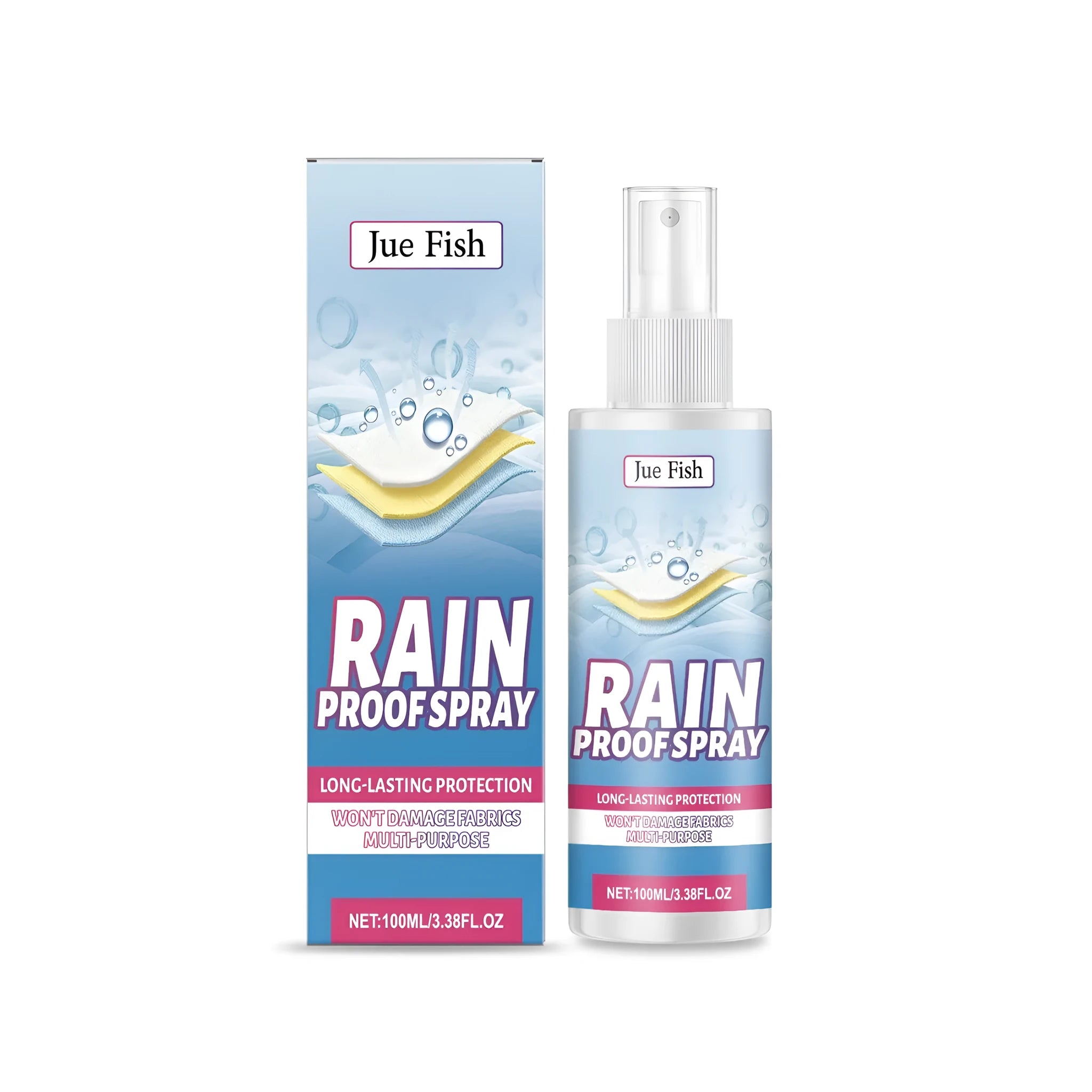 100ml fabric waterproof spray bottle with C6 formula, for tents jackets and shoes