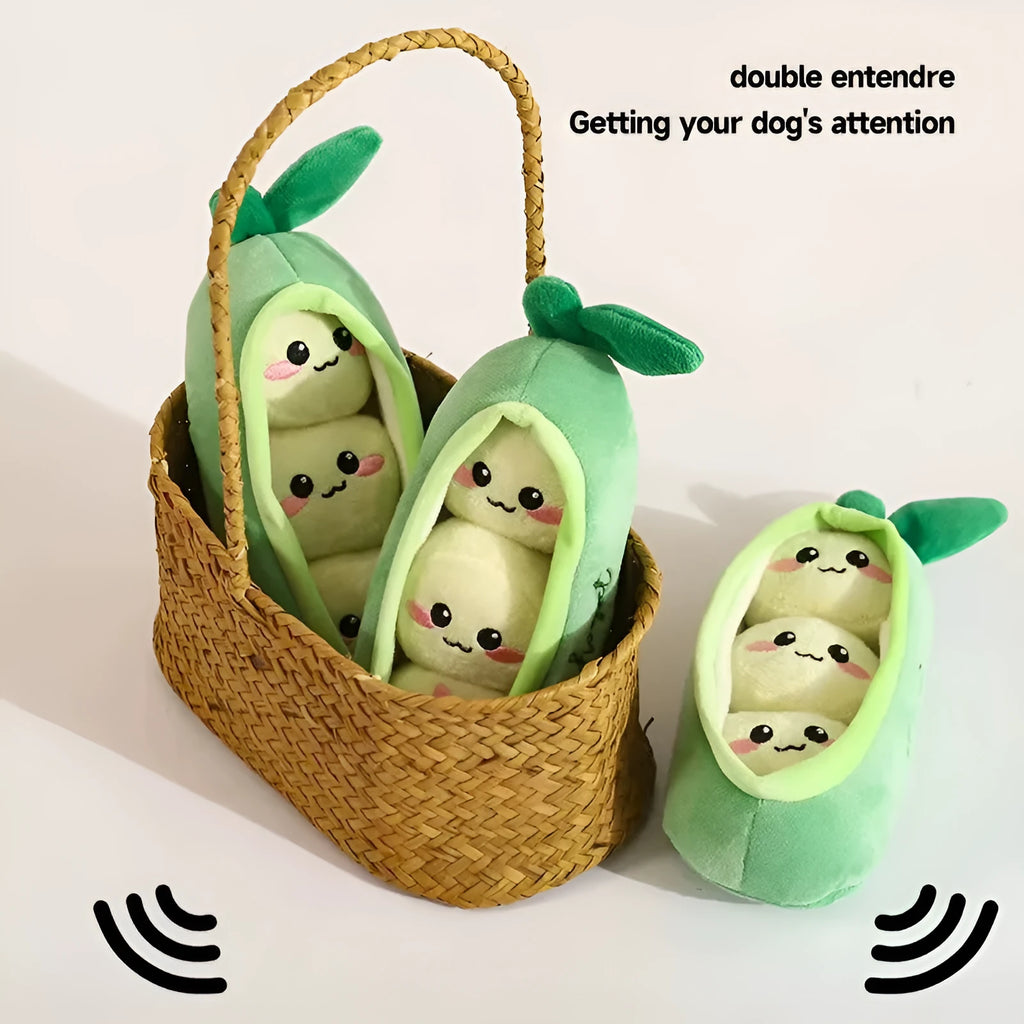 Interactive squeaky dog toy for puppies shaped as a banana monkey, made from non-toxic materials for small breed enrichment