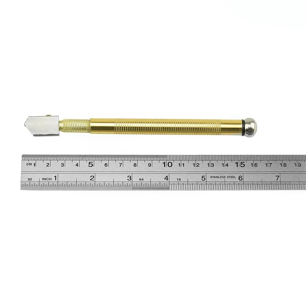 Metal glass cutter tool with tungsten carbide wheel blade for 5-12mm thick glass cutting