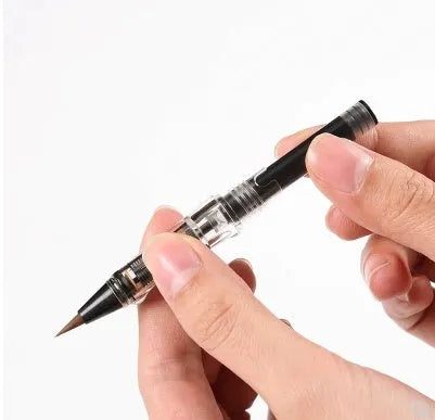 Ten steel ink sac replacements for fountain pen repair on a white background.