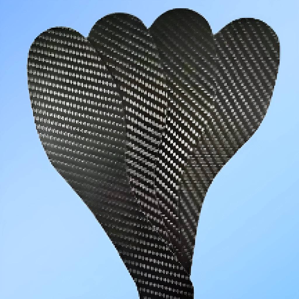Black 3K carbon fibre running insoles showing full palm weave, available in multiple sizes and thicknesses.