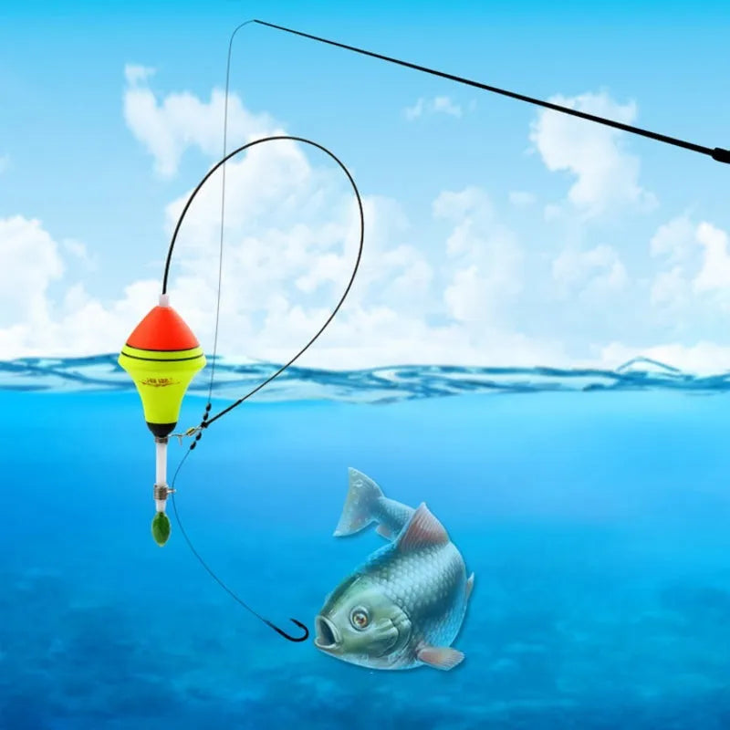 Automatic fishing float set 39cm Nano EVA with high-carbon rod and stainless steel parts