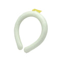 PVC cooling neck ice ring in halter design for outdoor sports heatstroke prevention