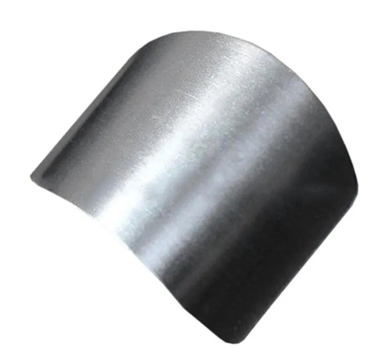 Stainless steel finger guard for kitchen vegetable cutting safety