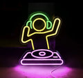 Flexible USB-powered LED neon light strip in 40x30cm size for game room decoration