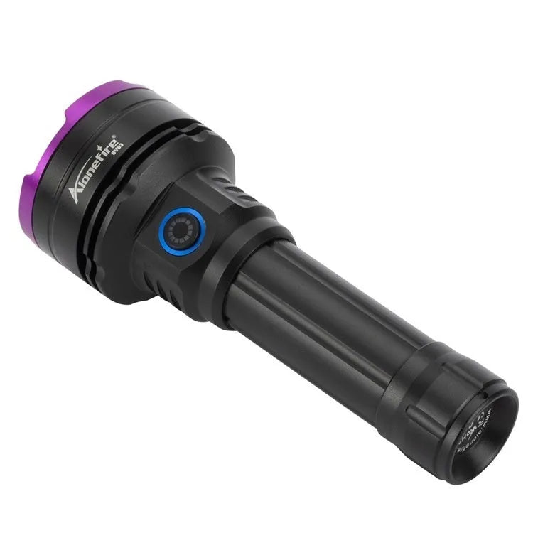 SV83 high power 30W UV flashlight in aluminium alloy with 365nm purple light