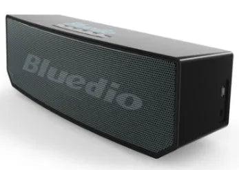 Black BS-6 cloud smart speaker showing compact rectangular design.