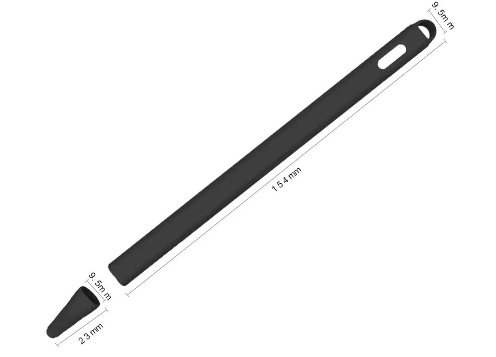 Apple Pencil silicone protective cover set in peppermint green with non-slip grip and stylus storage