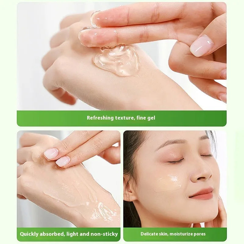 300g bottle of aloe vera emulsion-gel for skin moisturising