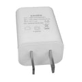 White USB power adapter with 5V 1A output for mobile phone charging