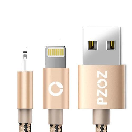 Apple MFI certified Lightning charging cable in grey or silver, 1 metre length.
