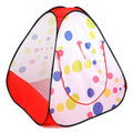 Baby tent crawling play house in red cloth for intellectual development and interactive play