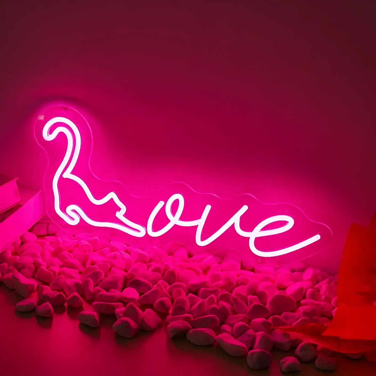 Happy Birthday LED ambient light, 35cm, 5V USB, acrylic silicone shell, indoor outdoor decoration sign