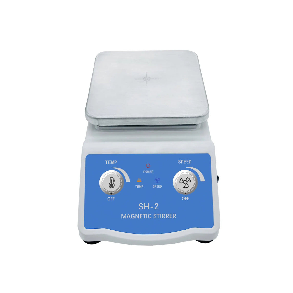 SH-2 magnetic stirrer with heating and speed regulation, 12V, 225 x 126 x 70 mm