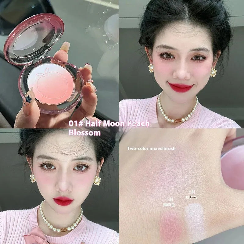 Bubble Gradient Blush compact in Ebony Rose shade, a cream rouge for dry skin.