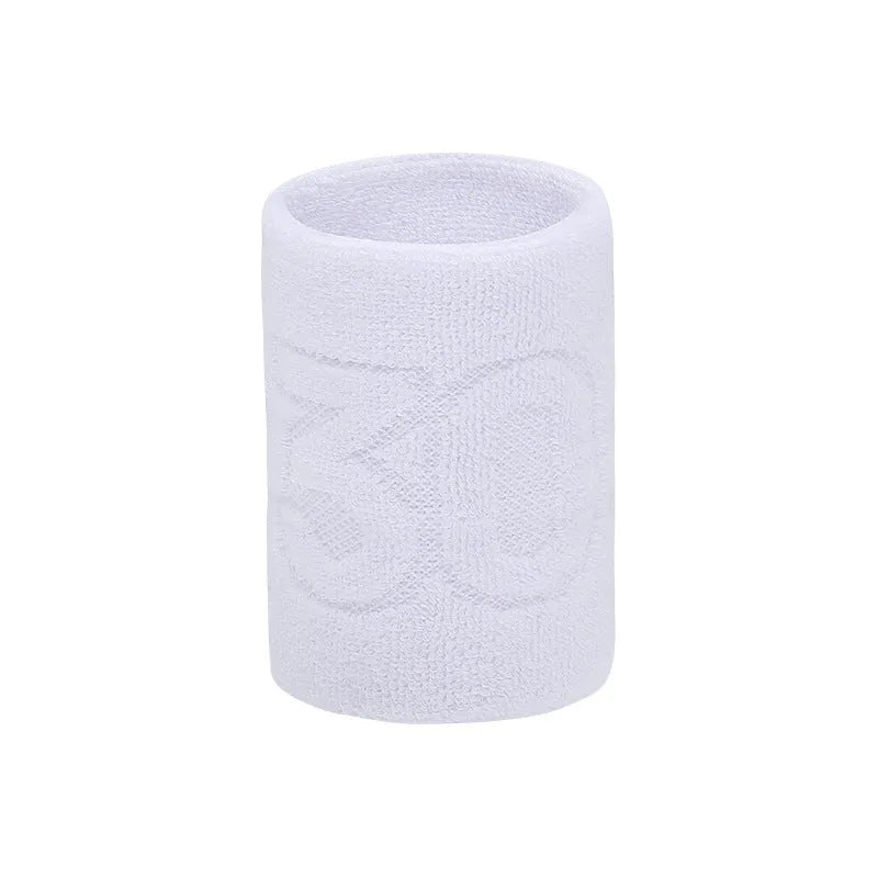 Sports wristband pair for badminton, basketball, running and cycling, available in multiple colours and styles HW501 to HW506.