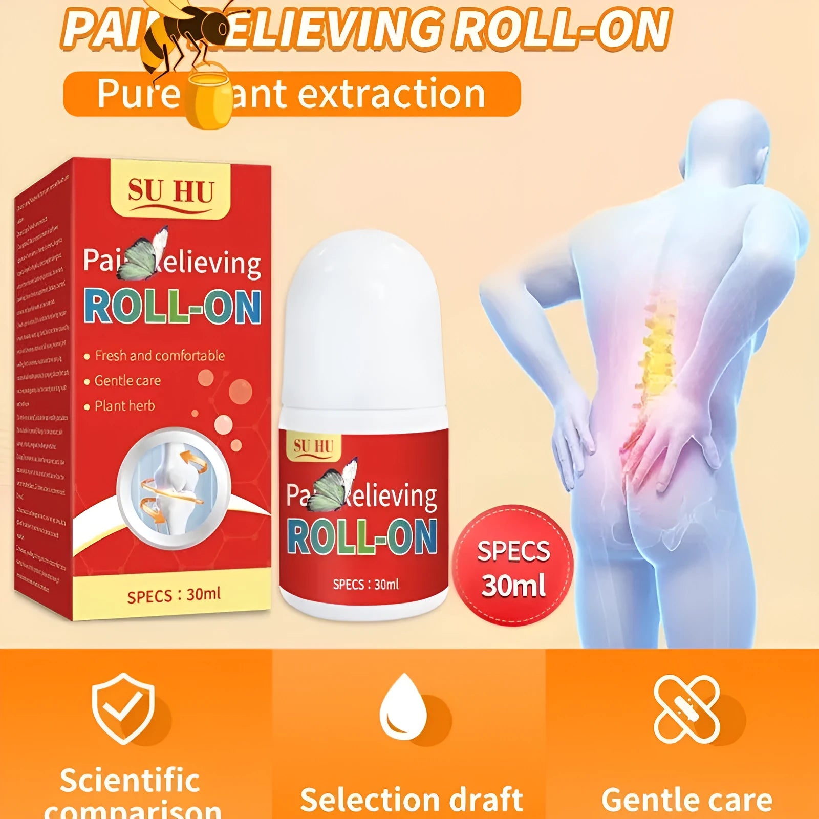 30ml bottle of Arthralgia and Myalgia joint and muscle pain spray for body care