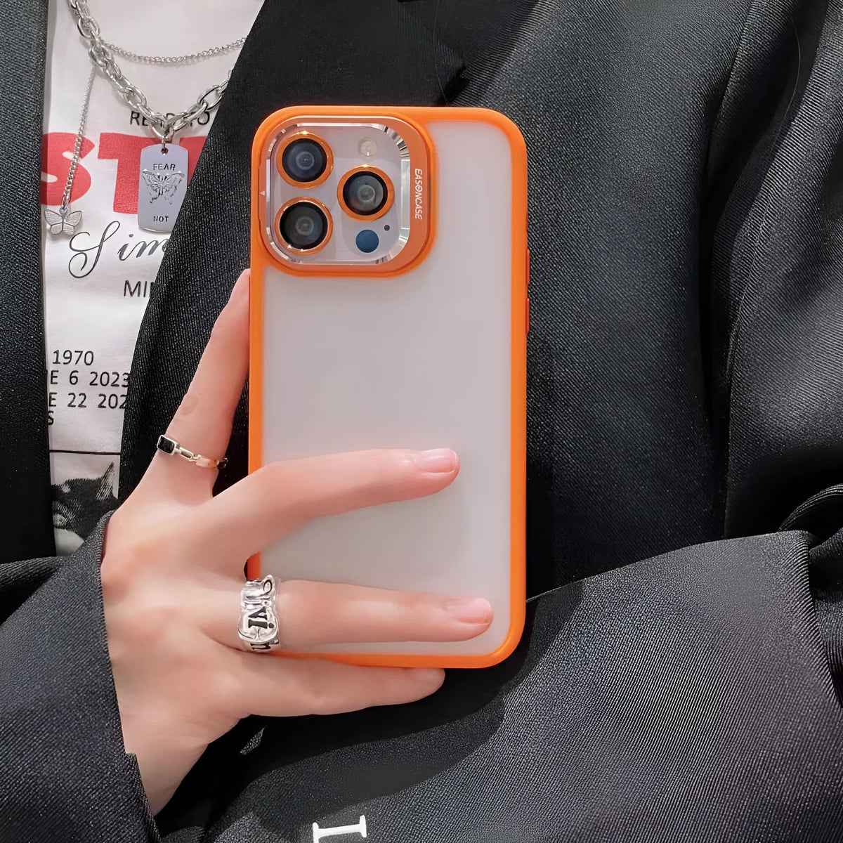 Fashion skin-touch matte silicone phone case for Apple iPhone with built-in bracket in titanium gray