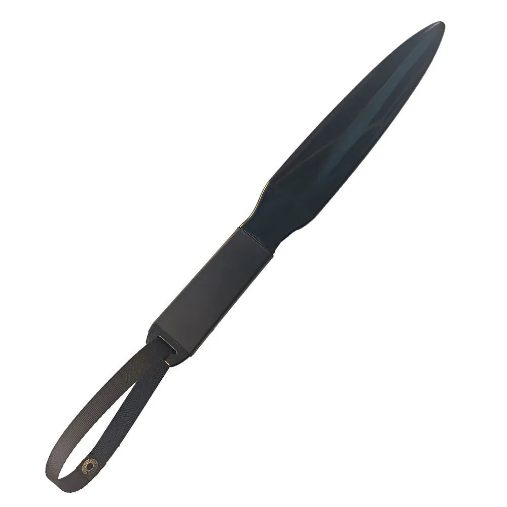 Blue handled nylon dog break stick measuring 35cm for training small and medium dogs.