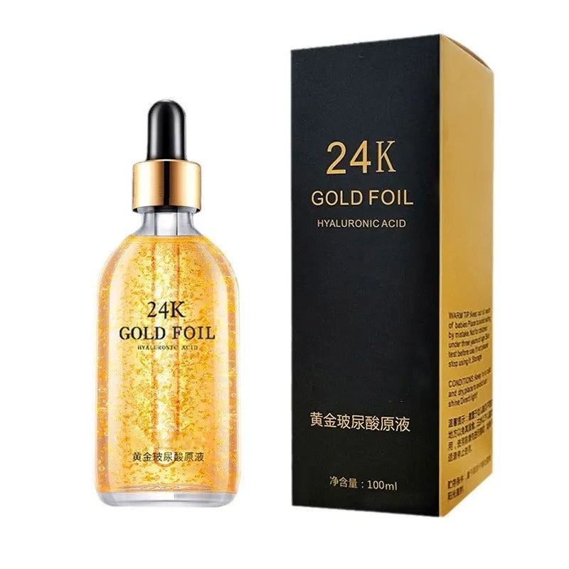 24K gold nicotinamide hyaluronic acid facial essence 100g bottle