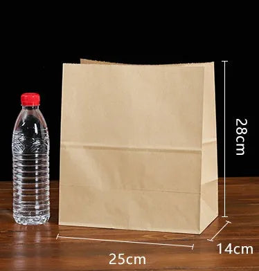 Yellow kraft paper aluminium foil inner packaging bag for snack foods with customisable sizing